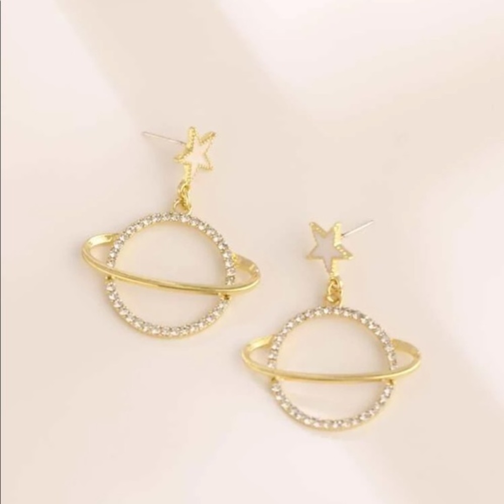 🆕 Planet Drop Earrings